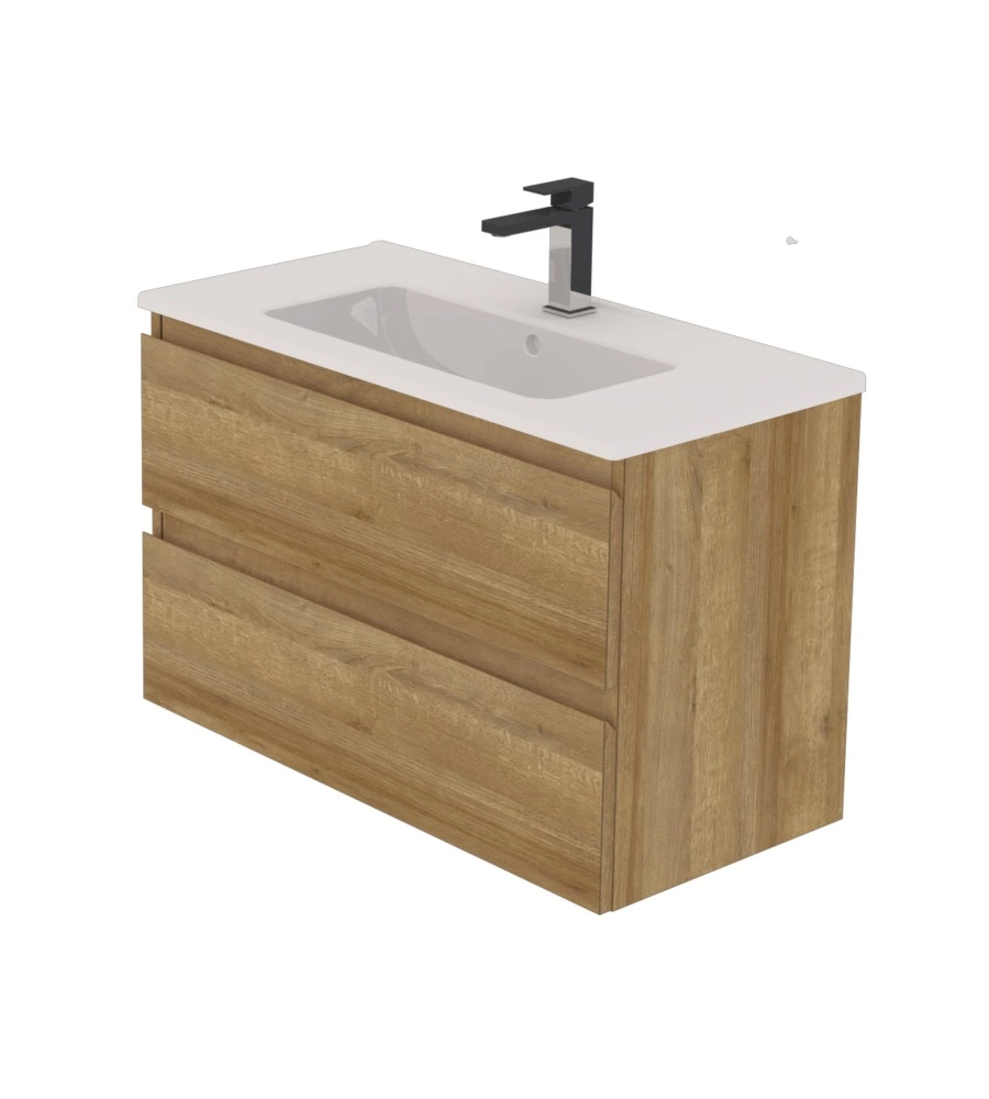 MOBILE BAGNO "LEONARDO" ROVERE, 80 CM